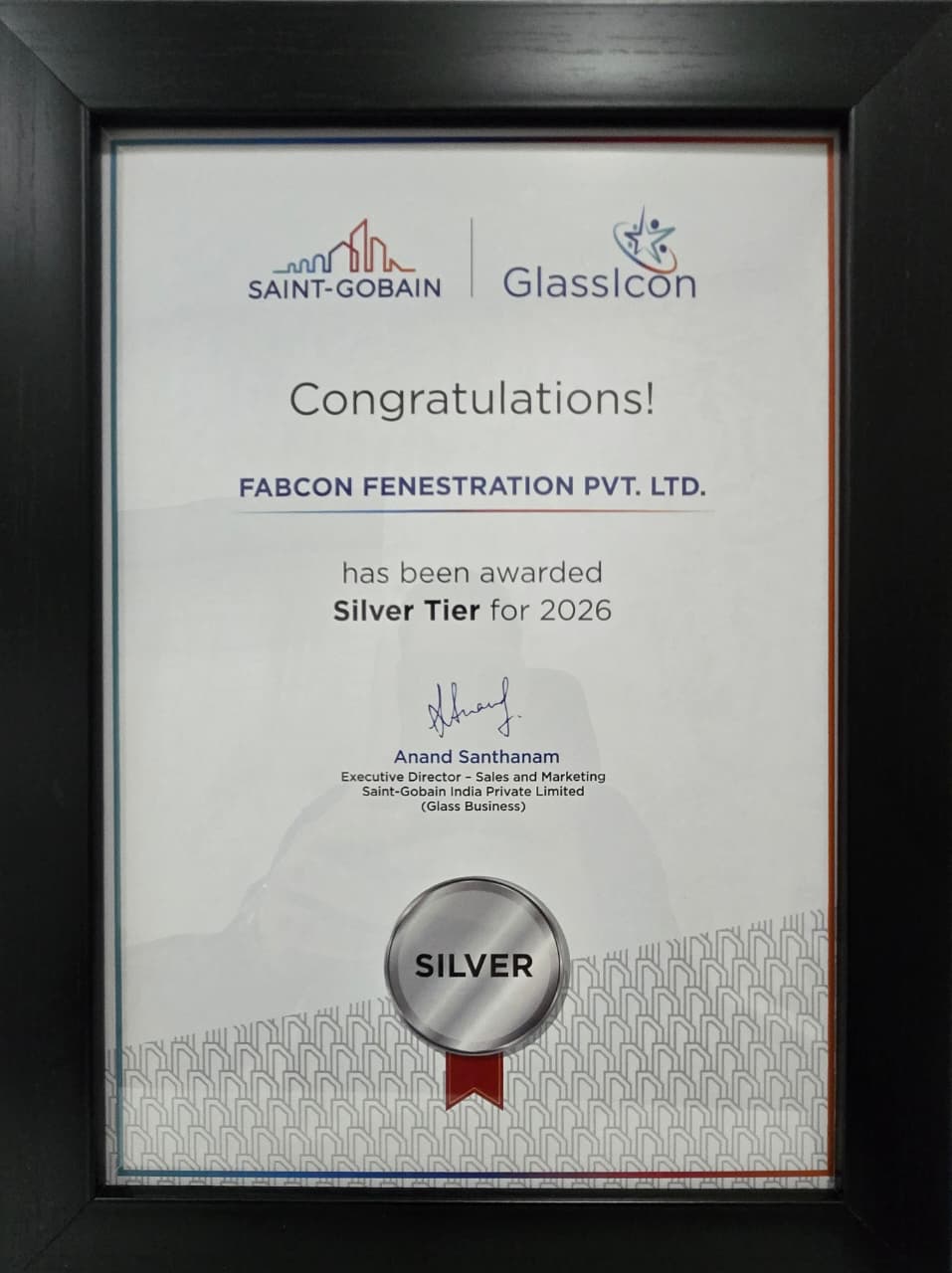 Fabcon Fenestration Certification